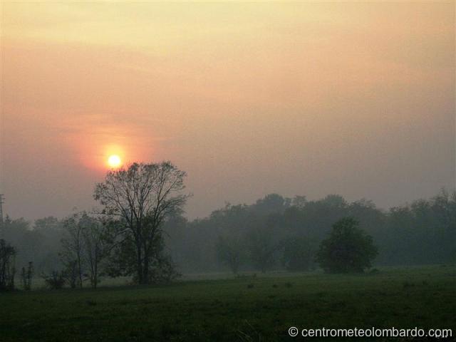 9.JPG - Pedrengo (BG). Tramonto autunnale. (Bruno Santinelli)