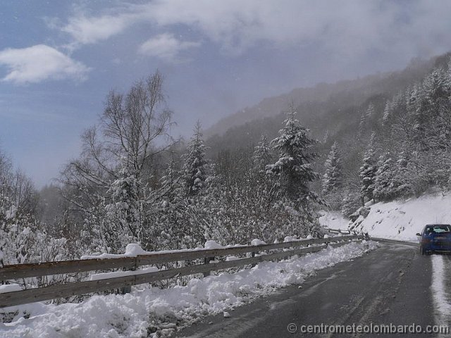 17.jpg - Domenica, ore 11.30. 30 cm di neve fresca illuminata dal sole nei pressi della Colma di Sormano (1124m). Foto di Livio Perego.